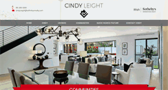 Desktop Screenshot of cindyleight.com