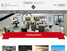Tablet Screenshot of cindyleight.com